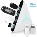 Docking station USB 3.0 a 4 porte Cavo da 39 pollici Hub USB Adattatore splitter USB e tipo C ad alta velocità 5 Gbps PC Laptop Accessori per telefoni