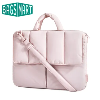 BAGSMART 15-16 Inch Laptop Case Sleeve for MacBook Air/Pro Shockproof Water Resistant Laptop Cover Compatible for 15.6 Macbook