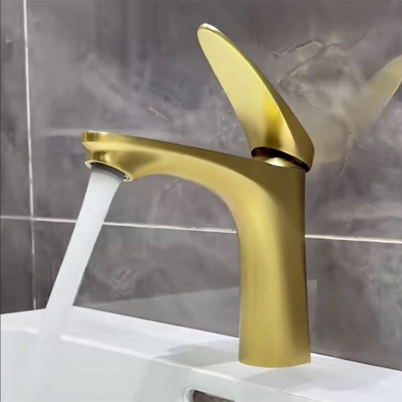 Basin Mixer Tap Bathroom Basin Faucet Brass Sink Mixer Tap Hot Cold Single Handle Bathroom Sink Faucet