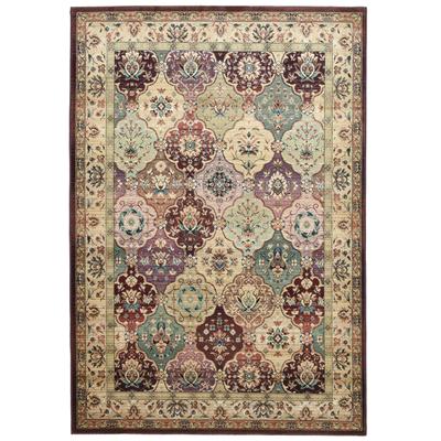 Teppich THEKO "Gabiro 208", rot, B:68cm H:10mm L:135cm, Kunstfaser, Teppiche, Orient-Optik, ideal im Wohnzimmer & Schlafzimmer Image