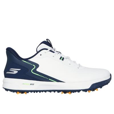 Skechers Men's GO GOLF Elite Vortex - Rival Shoes | Size 9.0 | White/Navy | Synthetic/Textile | Arch Fit