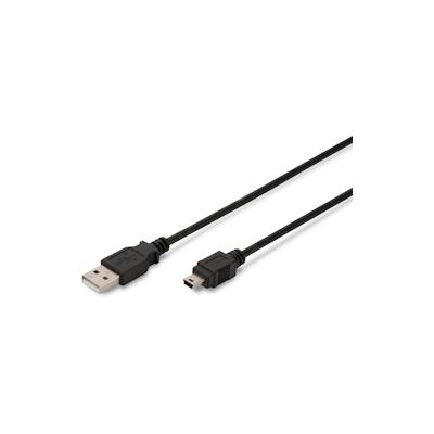ASSMANN USB 2.0 Kabel Typ A-mini B (5pin) 3.0m USB 2.0 sw. Image