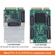 Scheda di espansione Mini PCI-E a SATA3.0 Scheda porta seriale SATA Scheda di espansione disco