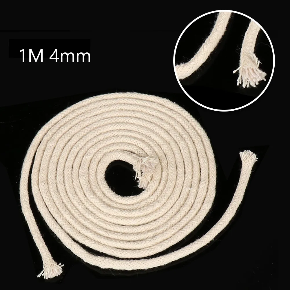 Brûleur à noyau de coton de 1M 4mm de Long, corde d
