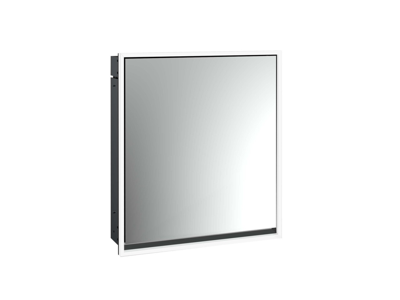 emco LED-Lichtspiegelschrank Loft Unterputz, 600 mm, Anschlag links schwarz, 979813301 979813301 Image