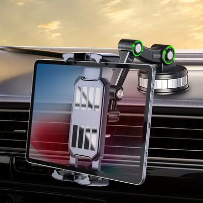 TEMU Suction Car Mount For Tablets & Phones, -14 Inch Devices, Abs Material Image