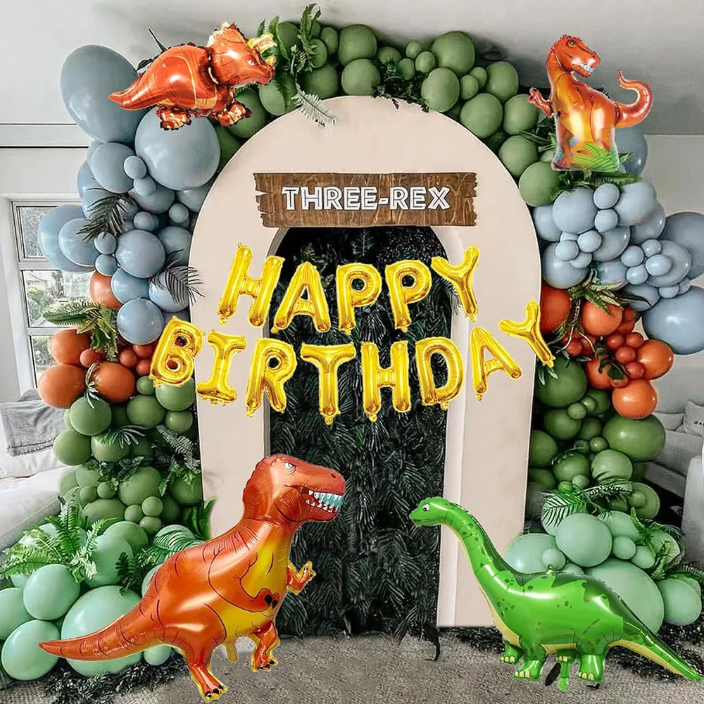 Ballon Girlande Bogen Kit Wildes Thema Dinosaurier Thema Party Dekoration Dschungel Jagd Dusche Geburtstag Party Supplies Image