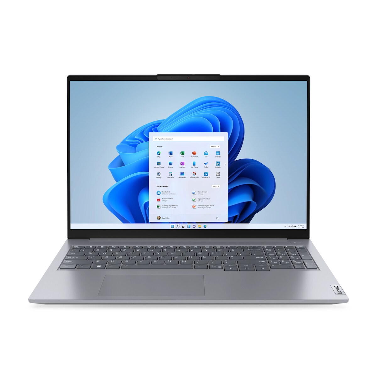 Lenovo ThinkBook 16 G7 (Arctic Grey, 16" WUXGA, AMD Ryzen™ 5 7535HS, 32 GB RAM, 2 TB SSD) mit Windows 11 Pro Image