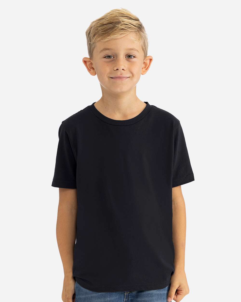 Next Level N6310 Youth Triblend T-Shirt in Black size Large | 50% polyester, 25% airlume combed and ring-spun cotton, rayon NL6310, 6310