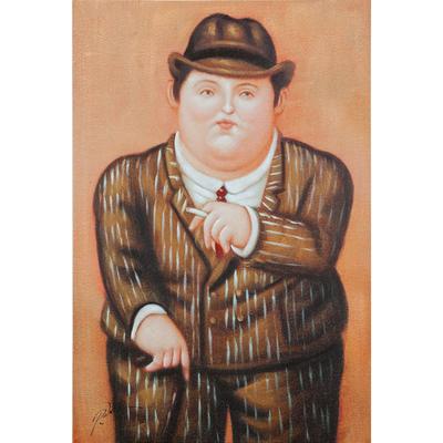 Handgemaltes Ölgemälde auf Leinwand BOTERO