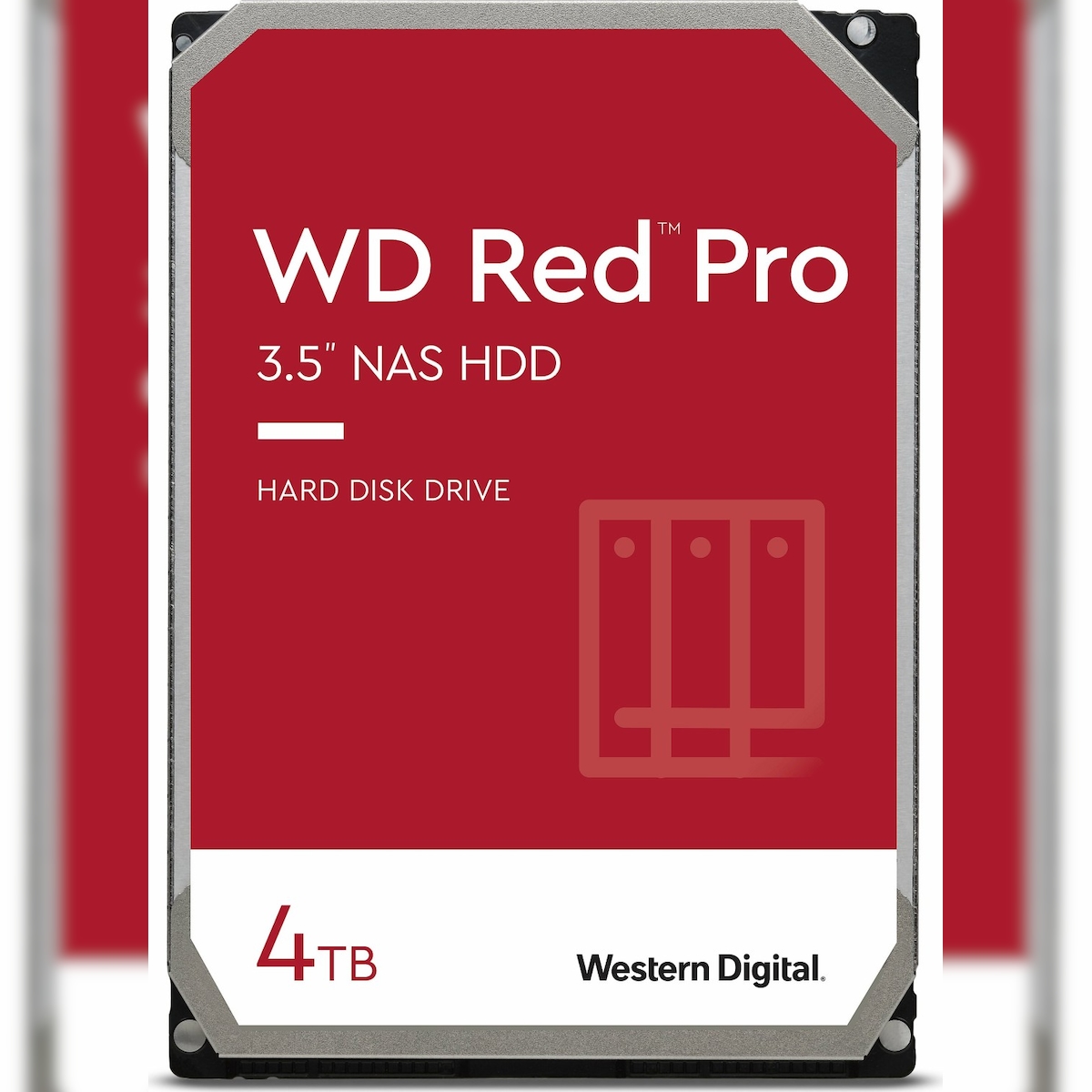 Western Digital HDD WD Red Pro WD4005FFBX 4TB/8,9/600/72 Sata III 256MB (D) (CMR) Image