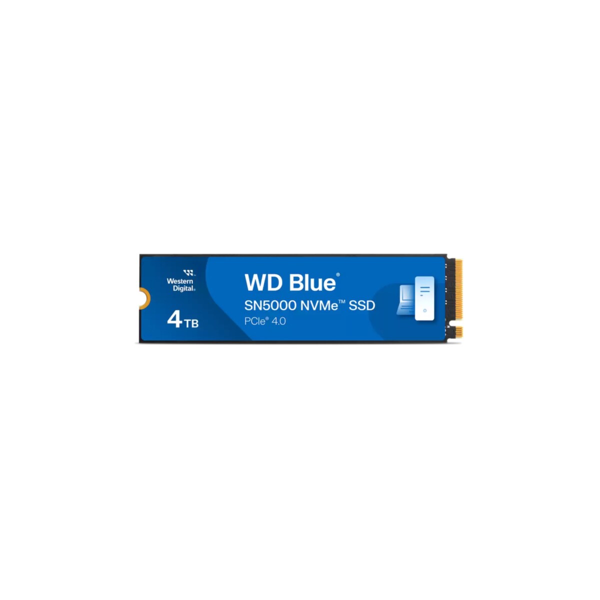 Western Digital SSD WD Blue 4TB SN5000 NVME M.2 PCIe 4.0 x4 WDS400T4B0E Image