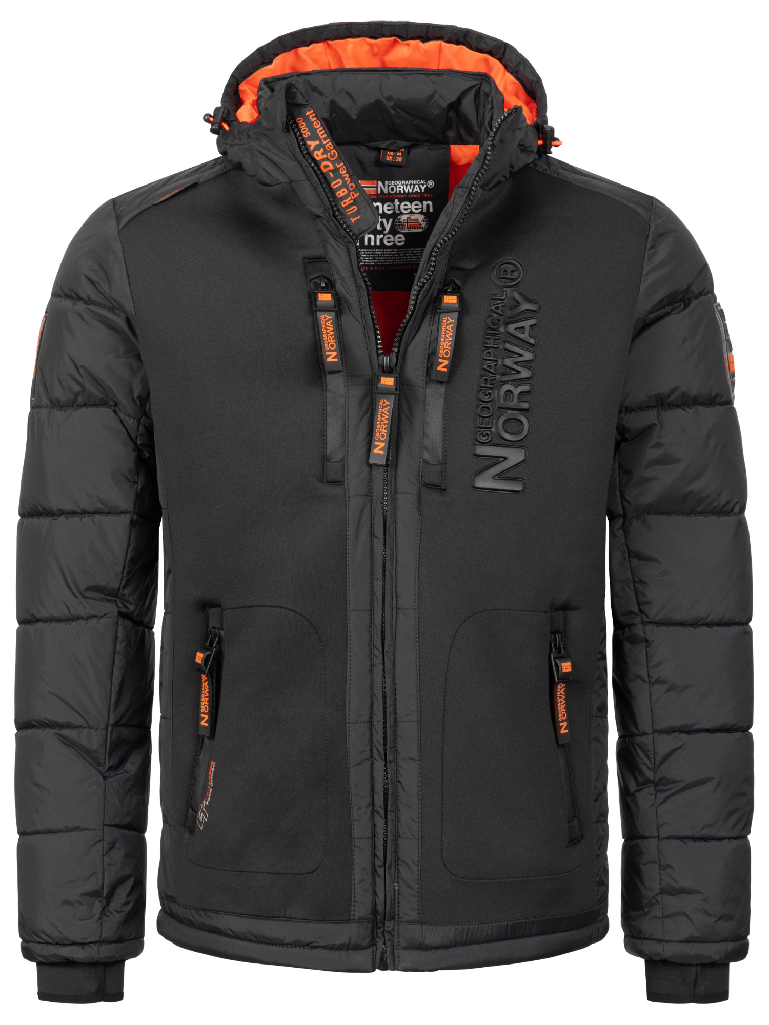 Geographical Norway Winterjacke Schwarz Image