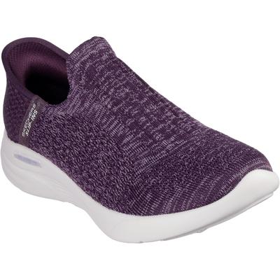 Skechers Relaxed Fit Sport Polyester Damen Dunkelviolette Sneaker