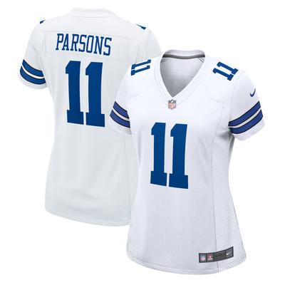 Dallas Cowboys Nike Game Auswärtstrikot - Weiß - Micah Parsons - Damen Image