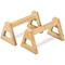 Relaxdays - Maniglie Push Up, Set da 2 Manubri Fitness in Bambù, Allenamento Casa e Palestra, 20 x
