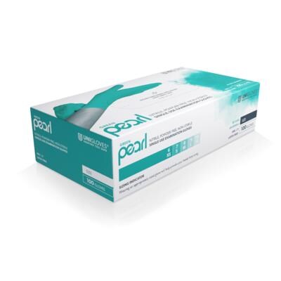 Unigloves Green Pearl Nitrilhandschuhe - grün - Gr. XL - 1000 Einmalhandschuhe Image