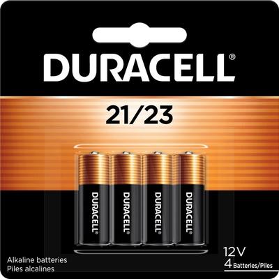 Duracell MN21B4CT 12-Volt Security Battery, For Car Alarm, Motion Detector, Garage Door Opener, Door Lock, Security Device, 12 V DC, Alkaline, 36/Cart