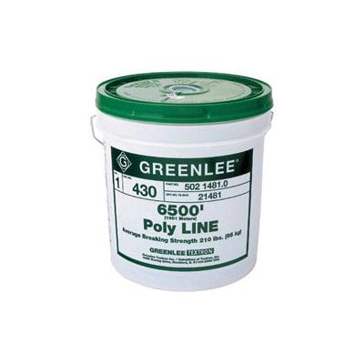 Greenlee Poly Line, 210 lb Capacity, 6,500 ft, 1-Ply (332-430)