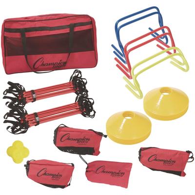 Champion Sports Speed and Agility Kit, with Carry Bag (CSISAGKIT)