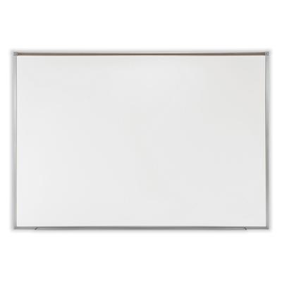 Ghent MFG PRM1-34-4 Proma Magnetic Porcelain Projection Whiteboard w/Satin Aluminum Frame, 48.5 x 36.5, White Surface