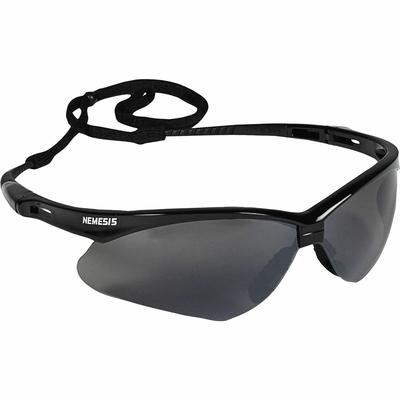 Jackson Safety® 25688CT V30 Nemesis Safety Glasses (25688), Smoke Mirror with Black Frame - Case of 12