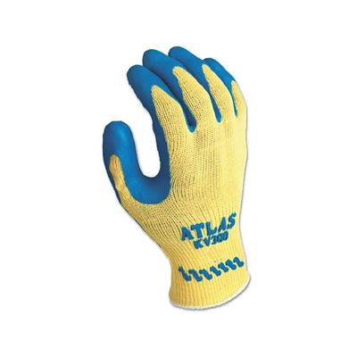 Showa Atlas Rubber Palm-Coated Gloves, X-Large, Blue/Yellow (845-KV300XL-10)