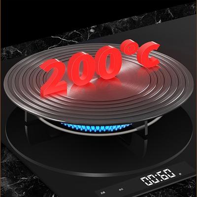 TEMU 1pc Kitchen Gas Stove Multifunctional Thermal Plate - High Cooker , Fast Stew, Prevent Stove , Pot Pressure Reliever - , Heat Resistant, Easy To Clean, Cooking And High Plate, Kitchen Supplies