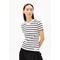 KARDAA STRIPES T-SHIRT - Frauen Slim Fit T-Shirt - schwarz (Größe: S)