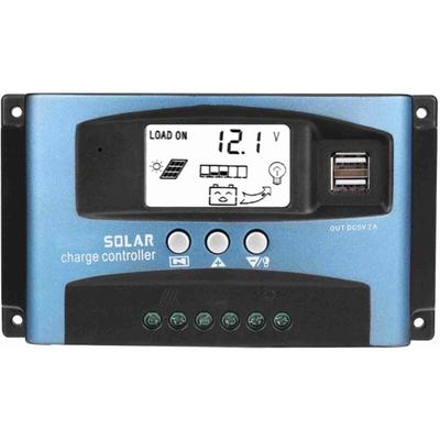 Mppt 100A Solarladeregler Dual usb lcd Display 12V 24V - Jeffergarden Image