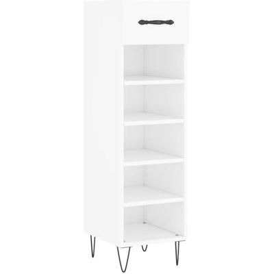 Schuhschrank Hochglanz-Weiß 30x35x105 cm Holzwerkstoff Vidaxl Image