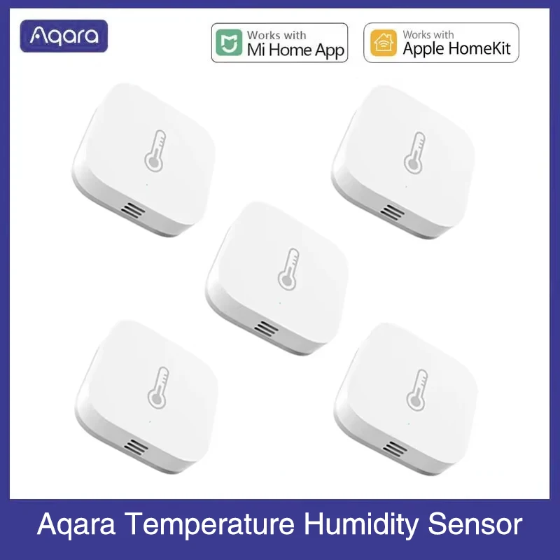 Original Aqara Temperatur Feuchtigkeit Luftdruck Umgebung Sensor Zigbee Smart Home Für Xiaomi Mi Hause Homekit APP Image