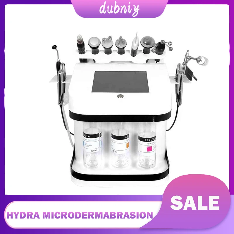 H2 Small Bubble Gesichtsmaschine Mikrodermabrasio Gesichtspflege Tiefenreinigung Hydra Dermabrasion Sauerstoffausrüstung Image