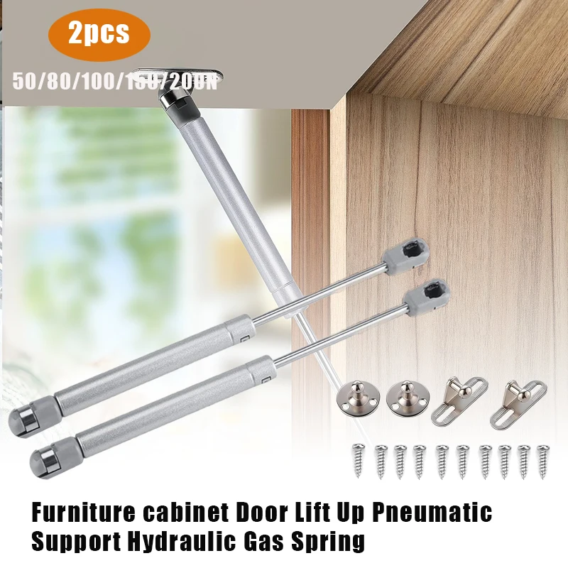 Türscharnier, Gasstreben, Gasfedern, Hebestütze, Deckelstütze, Gasstreben-Deckelstrebenstütze, Küchenschrank-Soft-Close-Deckelscharnier Image