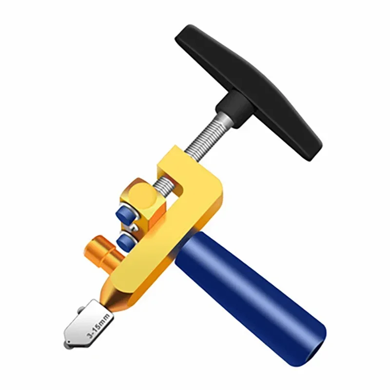 2 in 1 taglierina per piastrelle in vetro pinza per rompere l'acciaio al tungsteno strumento per tagliare lo specchio a mano apripiastrelle in ceramica taglierina per piastrelle manuale in ceramica