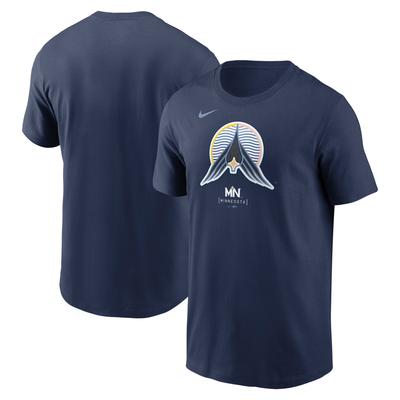 Minnesota Twins Nike City Connect T-Shirt mit großem Logo – Herren Image