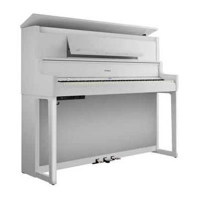 Roland LX-9 Upright Digital Piano with Bench (Polished White) LX-9-PW