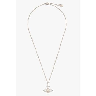 Olympia Logo-Embellished Necklace - White - Vivienne Westwood Necklaces