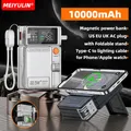 Supporto per banca di potere wireless magnetico da 10000 mAh Cavo USB portatile Batteria di ricambio a ricarica rapida per Apple Watch iPhone Samsung Xiaomi