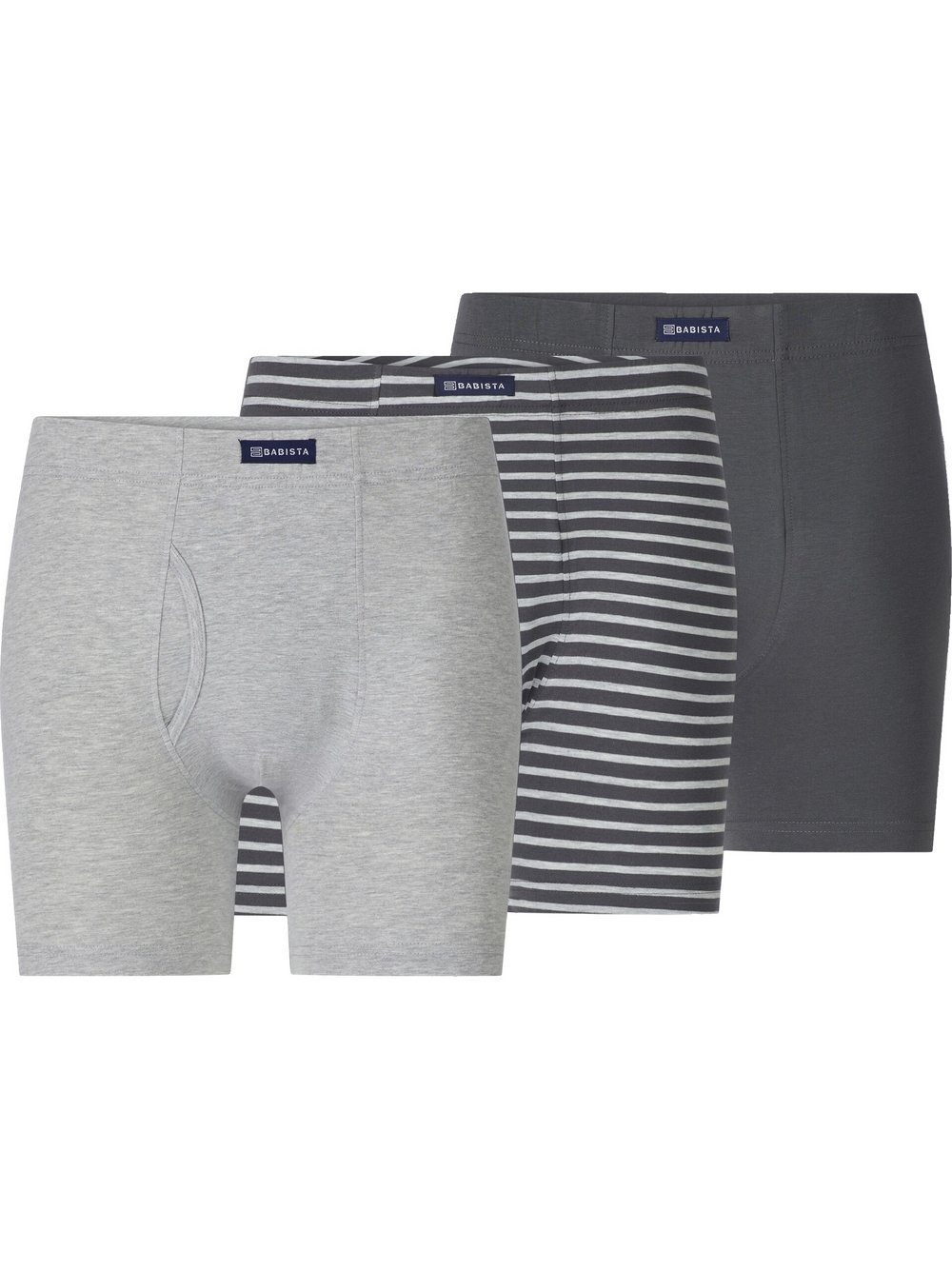 BABISTA 3er Pack Retropants Herren grau, L Image