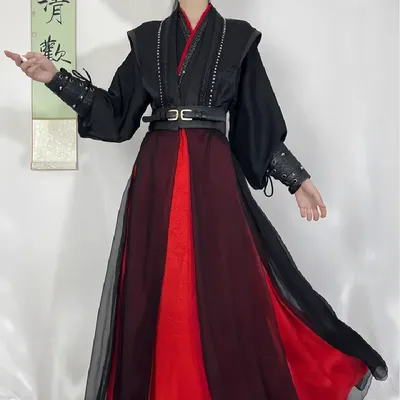 Hot Cosplay Wei Wuxian Cosplay Mo XuanYu Kostüm Anime Großmeister der dämonischen Kultivierung Cosplay Mo Dao Zu Shi Kostüm Männer Image