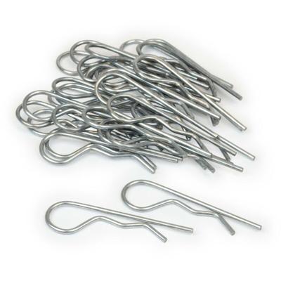 Sicherungsklammer 100 Stück, Silber, Decke abhängen, für Nonius Ober- und Unterteil - Protektor Image