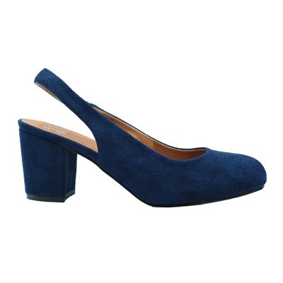 Where's That From - Damen Schuhe "Edith", Wildleder (Marineblau)