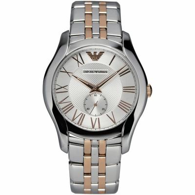 Emporio Armani Damenuhr Quartz Silber Gold