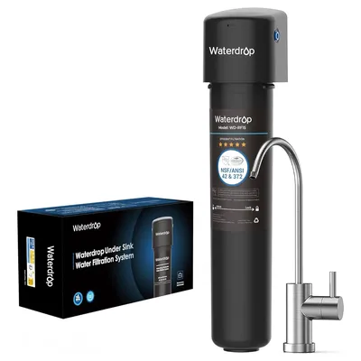 Waterdrop 15UB Under Sink Water Filter, Under Sink Water Filtration System for 2 Years, NSF/ANSI 42