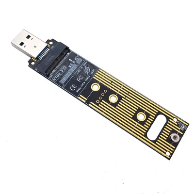 M.2 NVME SSD To USB 3.1 Adapter JMS583 Chip M.2 NVME To USB Card Reader M.2 SSD To USB 3.1 Type A