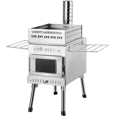 Outdoor Sauna Hot Tent Stove, Rocket Stove Heater, Portable Camping Wood Stove for Dry Sauna,