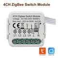 Tuya - Smart Switch Zigbee Universale per Luci 4 Canali