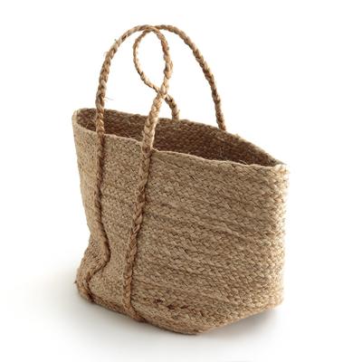 Naturalle Soft Woven Jute Basket Bag