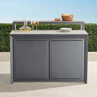 Newport Bar in Matte Black Aluminum - Frontgate Resort Collection™